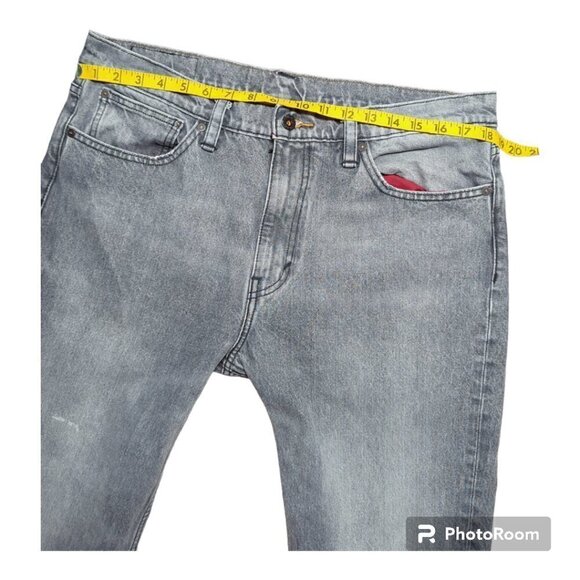 Vintage LEVIS 511 Men's Jeans Color Gray Size W36 -L32 With Black Leather tag - Picture 6 of 16